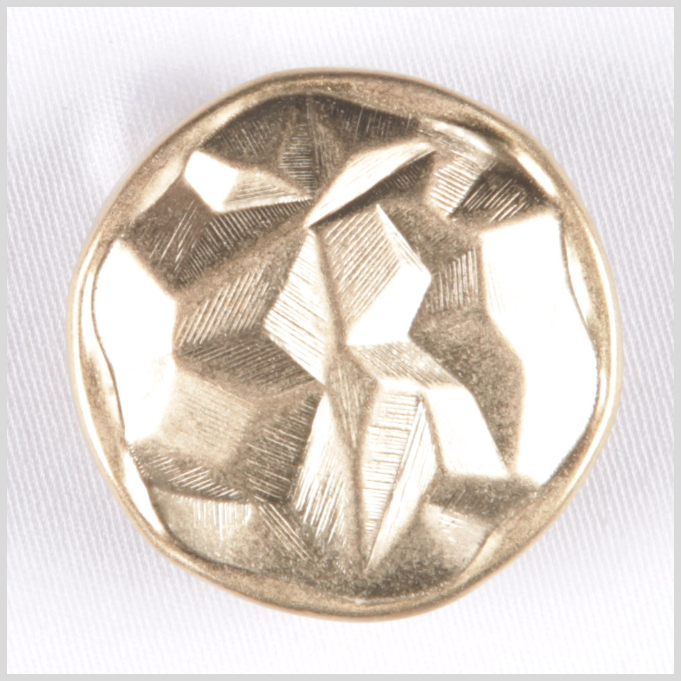 Matte Gold Molded Metal Shank Back Button – 48L/30.5mm Matte Gold Molded Metal Shank Back Button – 48L/30.5mm