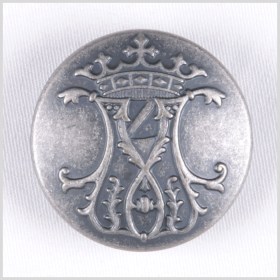 Antique Silver Metal Blazer Button – 36L/23mm Antique Silver Metal Blazer Button – 36L/23mm