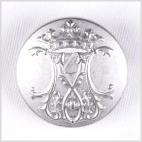Matte Silver Metal Blazer Button – 36L/23mm Matte Silver Metal Blazer Button – 36L/23mm