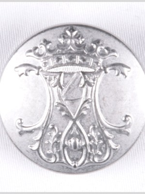 Matte Silver Metal Blazer Button – 36L/23mm Matte Silver Metal Blazer Button – 36L/23mm