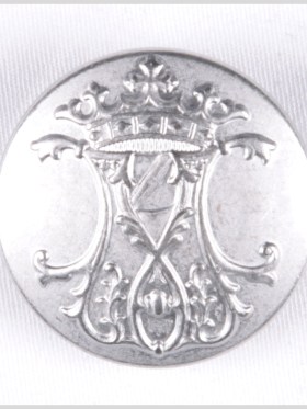 Matte Silver Metal Blazer Button – 36L/23mm Matte Silver Metal Blazer Button – 36L/23mm