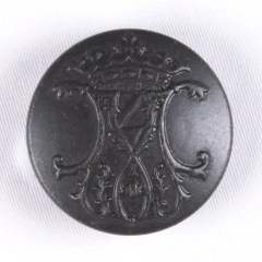 Black Matte Metal Coat Button – 48L/30.5mm Black Matte Metal Coat Button – 48L/30.5mm