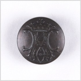 Black Matte Metal Button – 24L/15mm Black Matte Metal Button – 24L/15mm