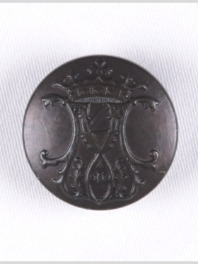 Black Matte Metal Button – 24L/15mm Black Matte Metal Button – 24L/15mm