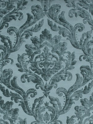 Subtle Green Damask Chenille Jacquard Subtle Green Damask Chenille Jacquard