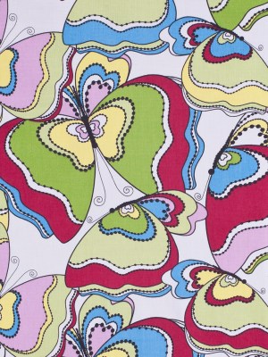 Multicolor Mod Butterflies Cotton Multicolor Mod Butterflies Cotton