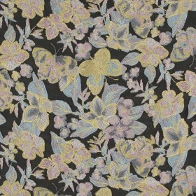 Embroidered Mesh Lace – Pastel Floral on Nude Embroidered Mesh Lace – Pastel Floral on Nude