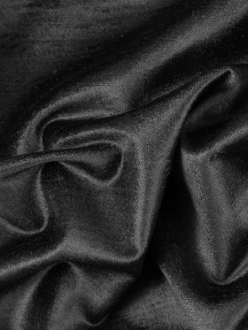 Black Cotton and Rayon Velveteen Black Cotton and Rayon Velveteen