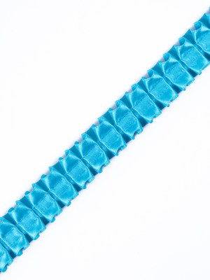Italian Aqua Box Pleated Trimming – 1″ Italian Aqua Box Pleated Trimming – 1″