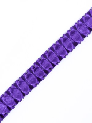 Italian Purple Box Pleated Trimming – 1″ Italian Purple Box Pleated Trimming – 1″