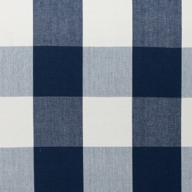 Navy Buffalo Checked Cotton Woven Navy Buffalo Checked Cotton Woven