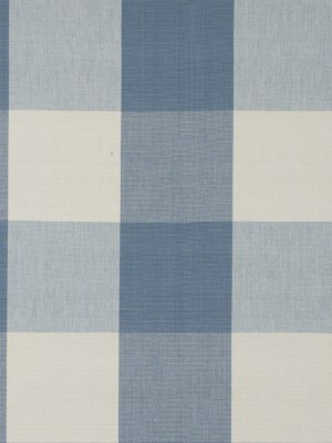 Soft Blue Buffalo Checked Cotton Woven Soft Blue Buffalo Checked Cotton Woven