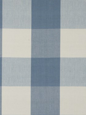 Soft Blue Buffalo Checked Cotton Woven Soft Blue Buffalo Checked Cotton Woven