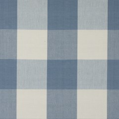 Soft Blue Buffalo Checked Cotton Woven Soft Blue Buffalo Checked Cotton Woven