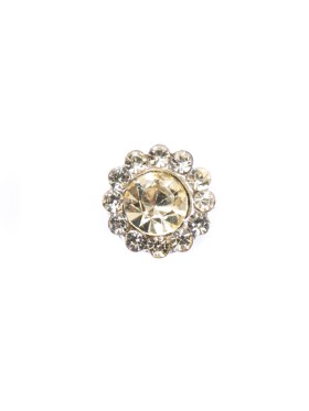 Italian Champagne Rhinestone Shank Back Button – 14L/9mm Italian Champagne Rhinestone Shank Back Button – 14L/9mm