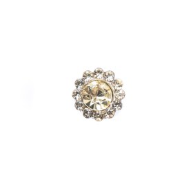 Italian Champagne Rhinestone Shank Back Button – 14L/9mm Italian Champagne Rhinestone Shank Back Button – 14L/9mm