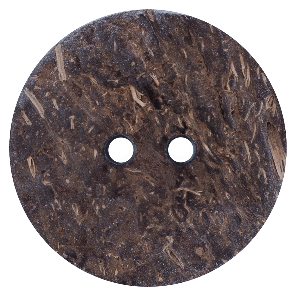 Italian Pebble Printed Coconut Button - 64L/40.5mm