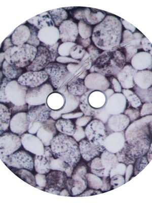 Italian Pebble Printed Coconut Button – 64L/40.5mm Italian Pebble Printed Coconut Button – 64L/40.5mm