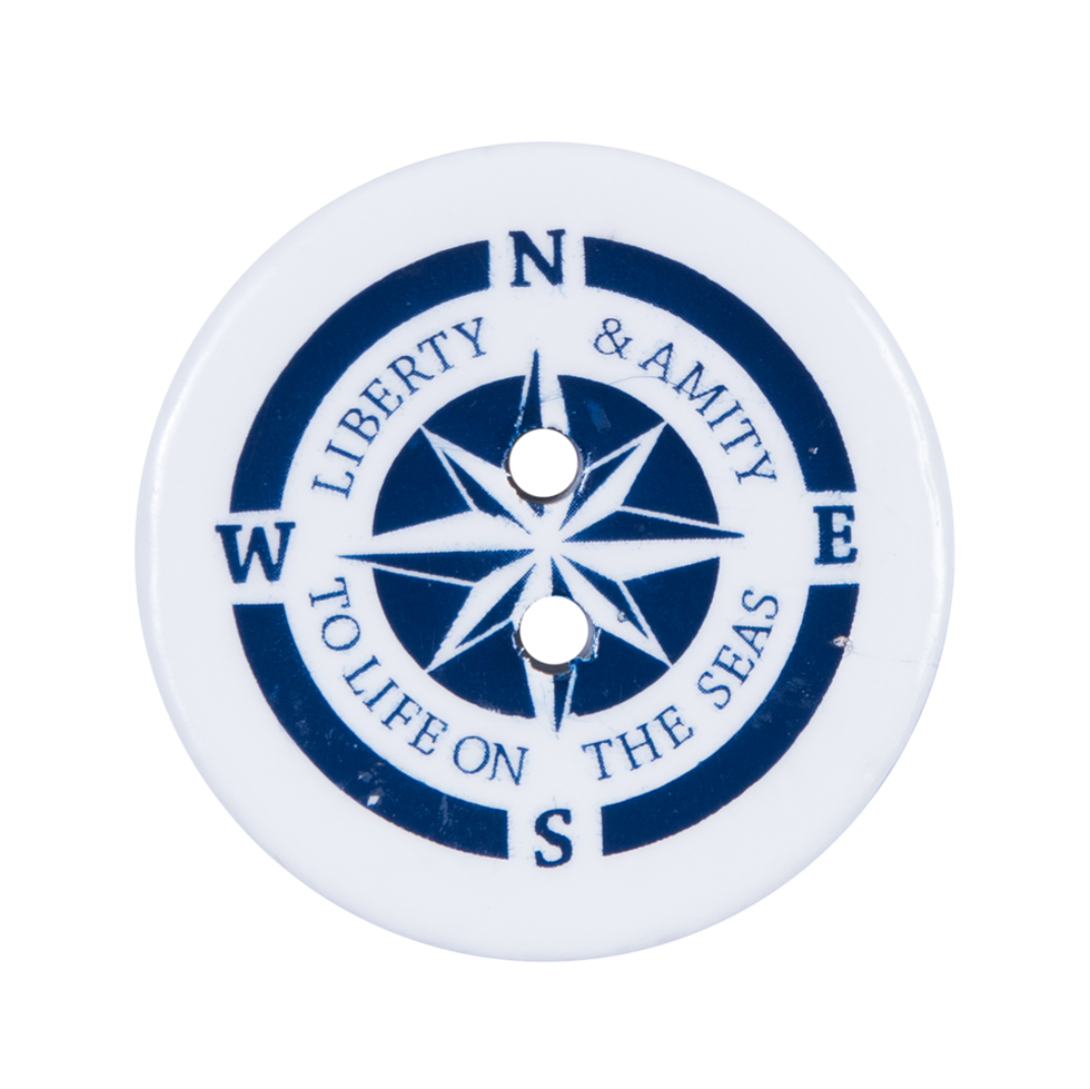 Italian Nautical Coconut Button – 48L/30.5mm Italian Nautical Coconut Button – 48L/30.5mm