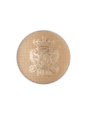 Gold Italian Crest Zamac Button – 32L/20mm Gold Italian Crest Zamac Button – 32L/20mm