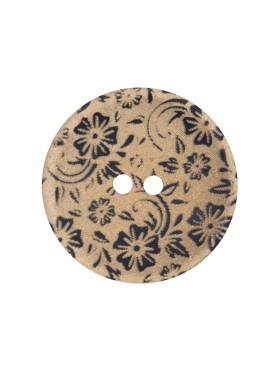 Italian Metallic Gold Lasered Button – 36L/23MM Italian Metallic Gold Lasered Button – 36L/23MM