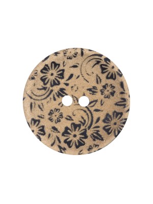 Italian Metallic Gold Lasered Button – 36L/23MM Italian Metallic Gold Lasered Button – 36L/23MM