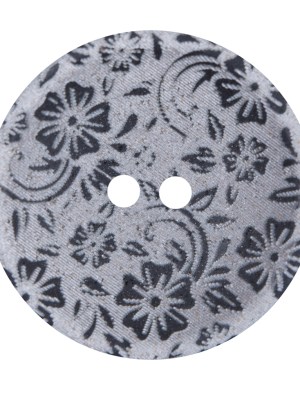 Italian Metallic Silver Lasered Button – 54L/34mm Italian Metallic Silver Lasered Button – 54L/34mm