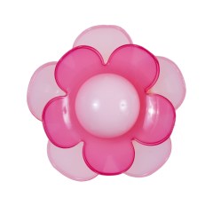 Italian Pink Floral Shank-Back Button – 48L/25mm Italian Pink Floral Shank-Back Button – 48L/25mm
