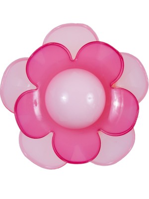 Italian Pink Floral Shank-Back Button – 48L/25mm Italian Pink Floral Shank-Back Button – 48L/25mm