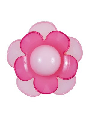 Italian Pink Floral Shank-Back Button – 40L/25.5mm Italian Pink Floral Shank-Back Button – 40L/25.5mm