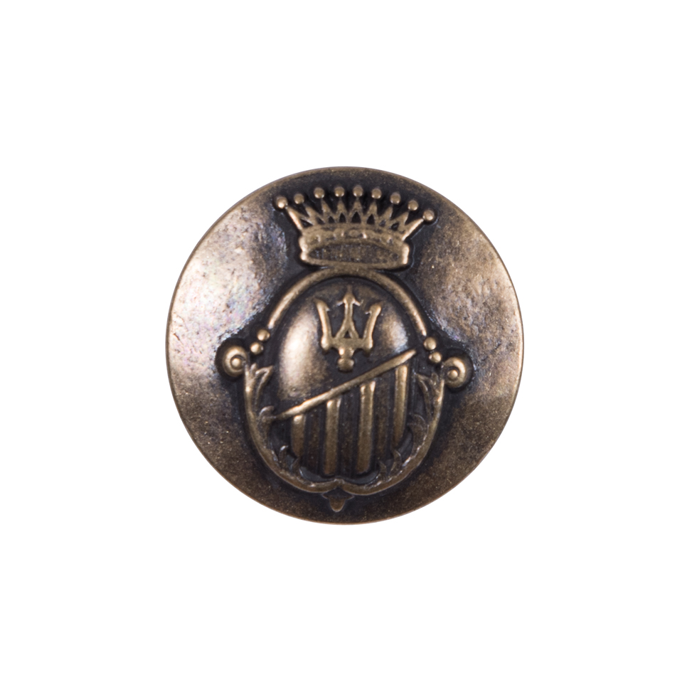 Italian Copper Zamac Button – 36L/23mm Italian Copper Zamac Button – 36L/23mm