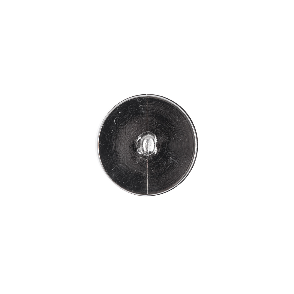 Italian Silver Plated Shank-Back Button - 20L/12.5mm