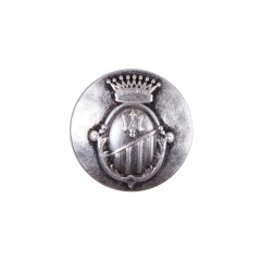 Italian Silver Zamac Button – 32L/20mm Italian Silver Zamac Button – 32L/20mm