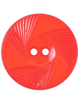 Plastic 2-Hole Button Made in Italy – 44L/28mm – Red Orange Fanning Rays Plastic 2-Hole Button Made in Italy – 44L/28mm – Red Orange Fanning Rays