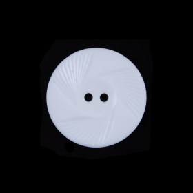 Italian White Textural Plastic Button – 36L/23mm Italian White Textural Plastic Button – 36L/23mm