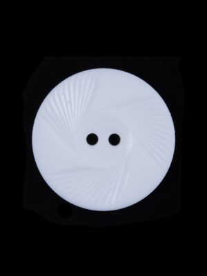 Italian White Textural Plastic Button – 36L/23mm Italian White Textural Plastic Button – 36L/23mm