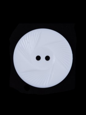 Italian White Textural Plastic Button – 36L/23mm Italian White Textural Plastic Button – 36L/23mm