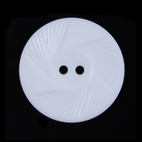 Italian White Textural Plastic Button – 44L/28mm Italian White Textural Plastic Button – 44L/28mm