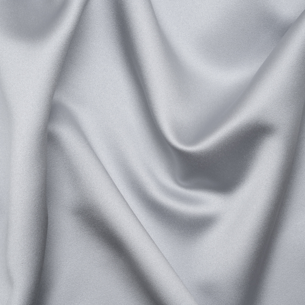 Polyester Satin – Silver Cloud – Reverie Collection Polyester Satin – Silver Cloud – Reverie Collection