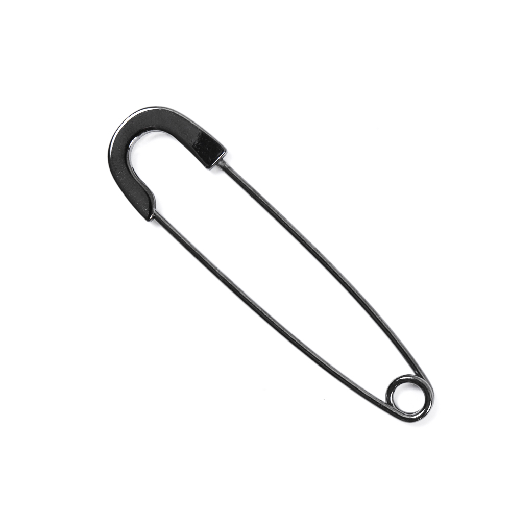 Italian Charcoal Metal Safety Pin – 2.75″ Italian Charcoal Metal Safety Pin – 2.75″