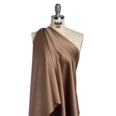 Polyester Satin – Dessert Taupe – Reverie Collection Polyester Satin – Dessert Taupe – Reverie Collection
