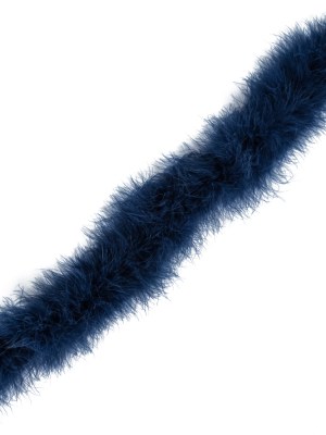 Dark Navy Marabou Feather Scarf Dark Navy Marabou Feather Scarf