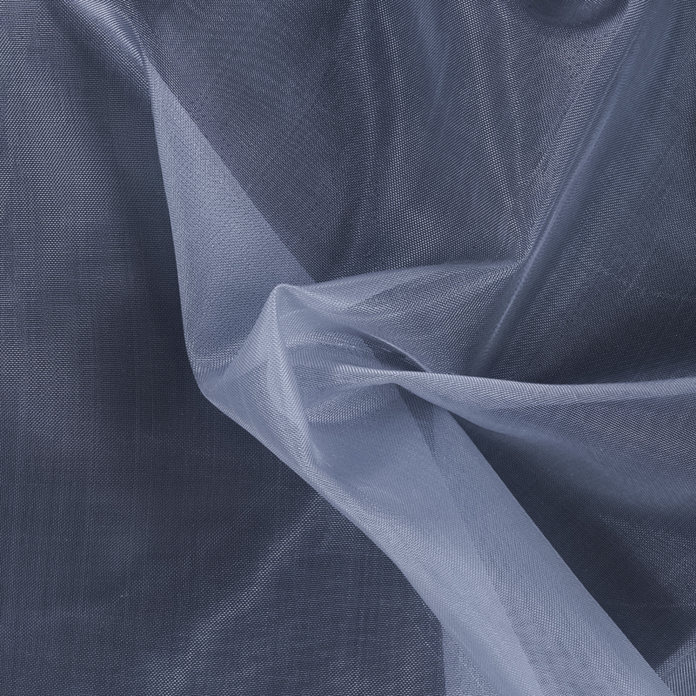Stiff Polyester Organdy – Blue Gray – Rhiannon Collection Stiff Polyester Organdy – Blue Gray – Rhiannon Collection