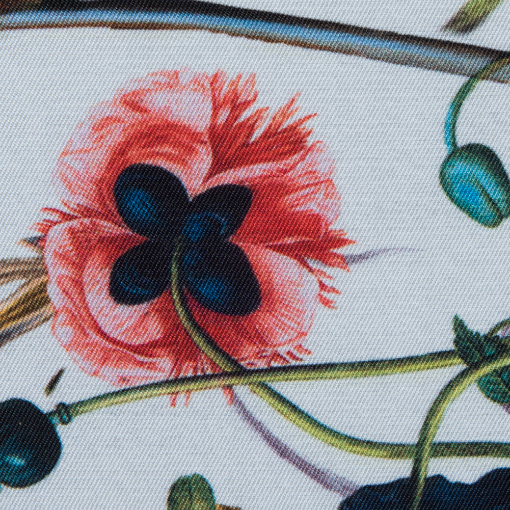 Colorful Flowers Digitally Printed on a Premium Mikado/Twill Colorful Flowers Digitally Printed on a Premium Mikado/Twill