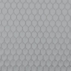 Silver Geometric Embroidered Polyester Satin Silver Geometric Embroidered Polyester Satin