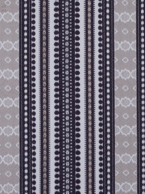 Onyx Tribal Striped Cotton Woven Onyx Tribal Striped Cotton Woven