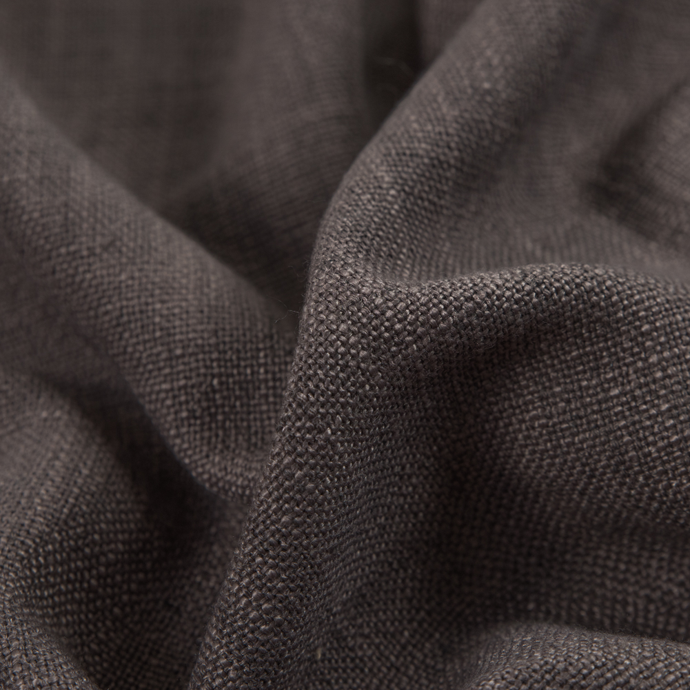 Cocoa Polyester-Linen Blend Cocoa Polyester-Linen Blend