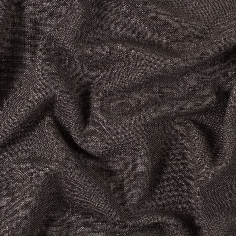 Cocoa Polyester-Linen Blend Cocoa Polyester-Linen Blend