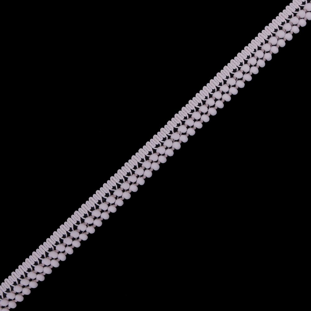 European Blush Two Row Mini Pom Pom Trim European Blush Two Row Mini Pom Pom Trim