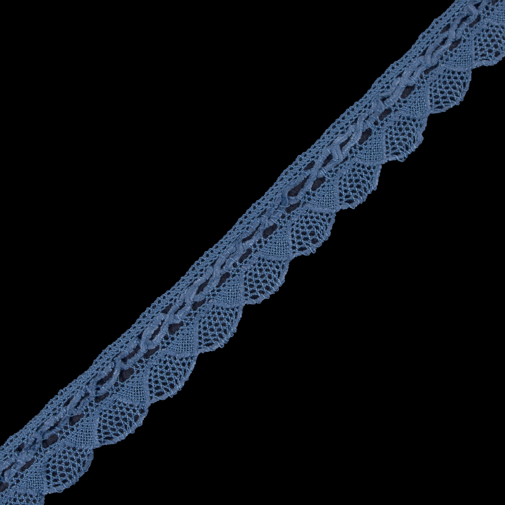 Blue Crochet Chenille Trim – 1.5″ Blue Crochet Chenille Trim – 1.5″